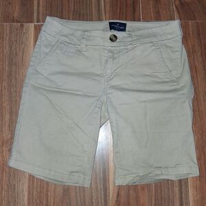 American Eagle Outfitters Women's Beige Bermudas